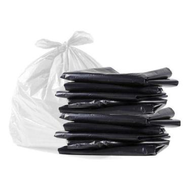 Imagem de Saco De Lixo 50litros 63x80   300unidades. Abnt - HIGIPACK, Preto