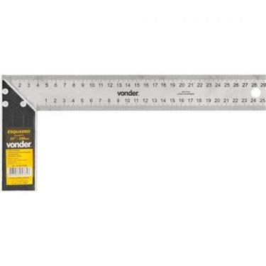 Imagem de Esquadro para carpinteiro 10" com cabo de alumínio - VONDER