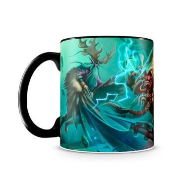 Imagem de Caneca World Of Warcraft Malfurion II Preta - Starnerd