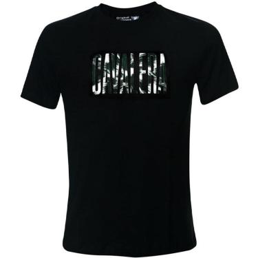 Imagem de Camiseta Cavalera Indie Logo Fur PB Preta Masculina-Masculino