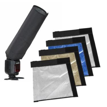 Imagem de Snoot Para Flash Universal Difusor Softbox Leque - dedcases, Azul