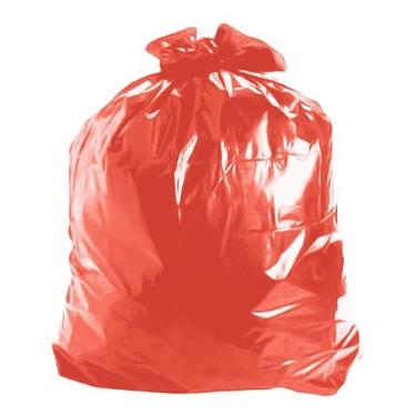 Imagem de Saco De Lixo Vermelho 60l Pacote Com 100 - Florilix