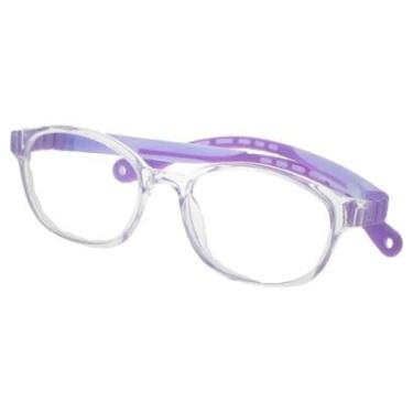 Imagem de Óculos de Grau Infantil Sunkids Peep Roxo CS015 21445-47-Unissex