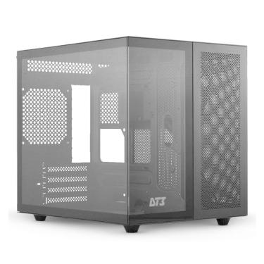 Imagem de Gabinete Gamer DT3 Hyperflow - Frontal e Lateral em Vidro Temperado - USB 3.0 e Tipo C - Até 7 Fans