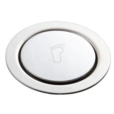 Imagem de Ralo Click Inteligente Pop Up  - Aço Inox 15x15 Redondo - Reino das To