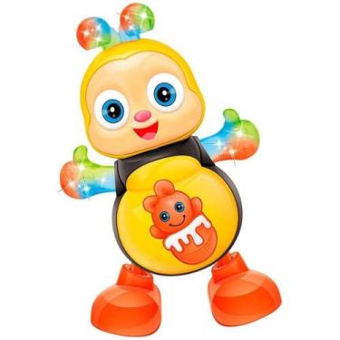 Imagem de Brinquedo Infantil Abelha Musical Com Luz Som Anda Dança Mexe Moviment