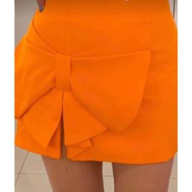 Imagem de Saia com Laço 5401 - wwzfashion , Laranja, G