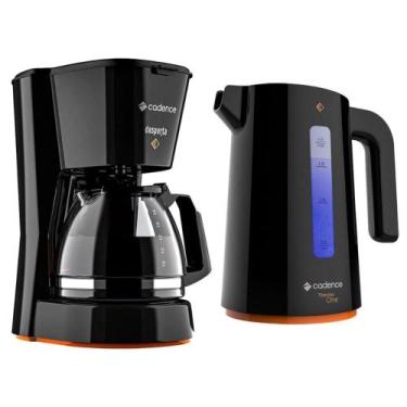 Imagem de Cafeteira e Chaleira Elétrica Cadence, Preta, 220V