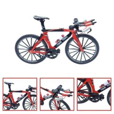 Imagem de Bicicleta Miniatura Mountain Bike Speed Em Metal Ciclismo - Top Casa, 