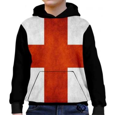 Imagem de Moletom Inglaterra Infantil Reino Unido UNISSEX blusa casaco - Alemark