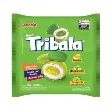Imagem de Bala Tribala Frutas Verdes 500g  Peccin