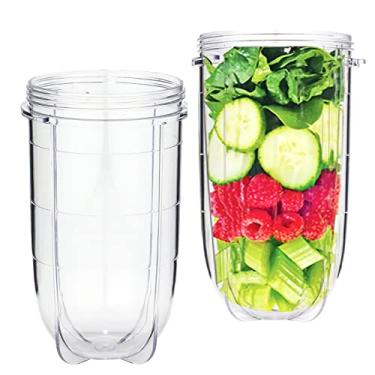 Imagem de 16OZ Replacement Cups Jar for Magic Bullet MBR-1101, MB1001B, MB1001C, MB1001A 250W MB1001 Series Blender Parts. (2PACK)