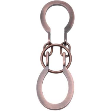Imagem de 1Pc Red Copper Lock Puzzle Metal Ring Solution Intellectual Deduction Unlock Puzzle Brain Tease Unlock Horseshoe Buckle Gift, Assembly and Disentanglement Puzzles,Horse Shoe Puzzles,Brain Teasers