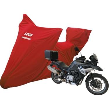 Imagem de Capa Moto Bmw F750 Gs Bauleto Com Elástico Não Risca Pintura (Vermelho)