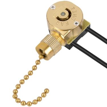 Imagem de Interruptor do ventilador de teto Zing Ear ZE-109M Interruptor de corrente liga/desliga interruptor de luz para substituição de lâmpada de ventilador de teto Hunter