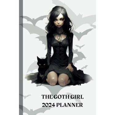Imagem de Goth 2024 Planner, Password Keeper, Monthly and Weekly Calendars: Organise and Embrace your dark side, individualism, and alternative beauty