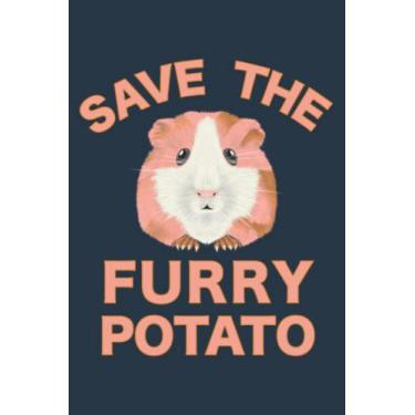 Imagem de Save The Furry Potato Cute Hamster Kids Children Guinea Pig: Journal notebook, size 6 x 9 inches, 116 Pages