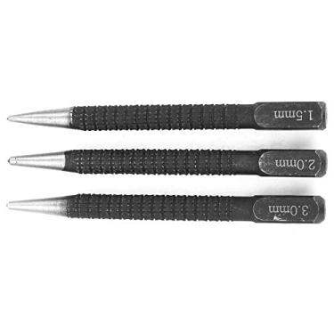 Imagem de Perfurador Central para Metal, Ferramenta de Perfuração Central Automática de Metal Ferramenta de Marcação de Madeira de Punção de 3 Peças Marcador de Combinação de Punção