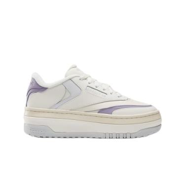 Imagem de Reebok Tênis feminino Club C Extra, Giz/giz vintage/roxo crepúsculo, 35