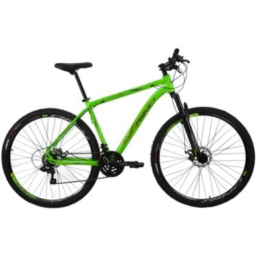 Imagem de Bicicleta Aro 29 Rino Everest Freio Disco 24v Câmbios SH (VERDE, 19)