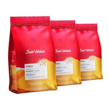 Imagem de Café Moído 3 Pacotes De 250G Colombiano Juan Valdez Colina