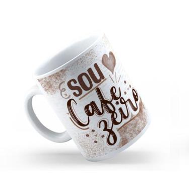 Imagem de Caneca Cerâmica Branca Flork Café 325ml - I Love Be Nerd