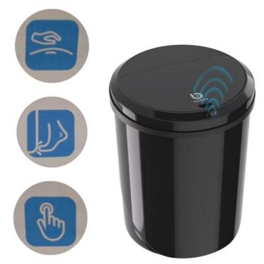 Imagem de Lixeira Inteligente Automática Modo Sensor Infravermelho 12l - Coibeu