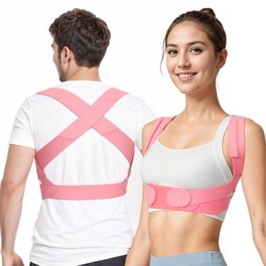 Imagem de Corretor de Postura Cofoe BQ1 (P/M) - Rosa - Para Mulheres e Crianças