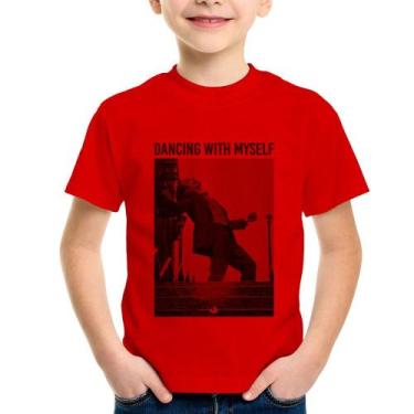 Imagem de Camiseta Infantil Dancing with myself - Foca na Moda, Vermelho, 10