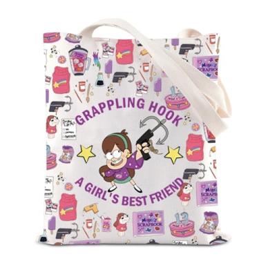 Imagem de Sacola para amantes de desenho animado Mystery Shack Gift Magic Kingd*m Holiday Trip Gift Animated Falls Shoulder Bags, Grappling T, Medium