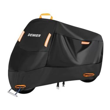 Imagem de Dewier Capa Para Motocicleta Dewier À Prova D'Água Para Áreas Externas, 420D Resistente, Xl90,5 Pol., Proteção Para Todas As Estações, Fechos À Prova De Vento, Bolsa De Armazenamento, Design Refleti
