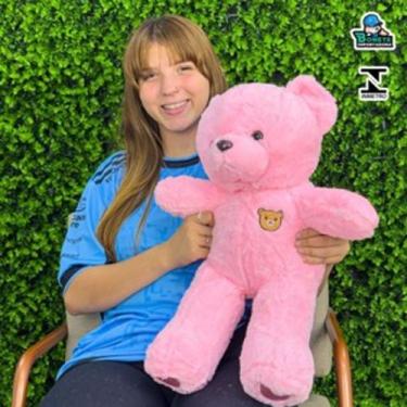 Imagem de Urso de Pelúcia HugBear 55cm  Super Fofo, Macio e com Zíper - Toy king