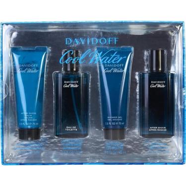 Imagem de Perfume Masculino Davidoff Cool Water Edt Spray 75 Ml&Pós-Barba Balm Gel De Banho