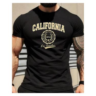 Imagem de Camiseta Masculina California 1850 - Algodão de Qualidade, Estilo Trad