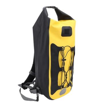 Imagem de Mochila para Caminhadas Ao Ar Livre, Portátil Multifuncional 20L de Grande Capacidade de Viagem PVC Travel para Esportes Ao Ar Livre (Amarelo)