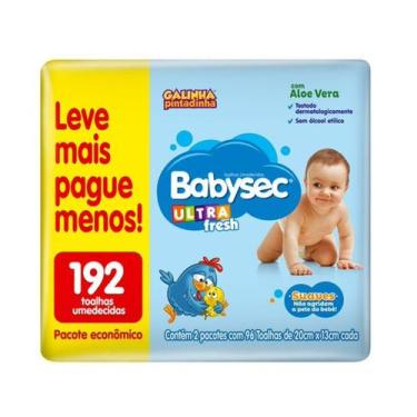 Imagem de Toalhas Umedecidas Babysec Galinha Pintadinha Ultrafresh 192 Unidades 