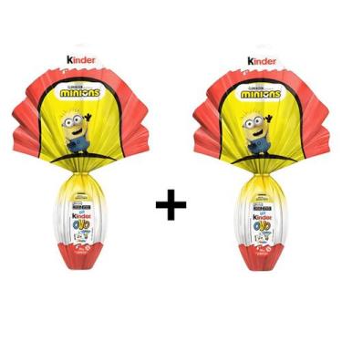 Imagem de Ovo de Páscoa Kinder Minions 100g - 2 Unidades - Ferrero