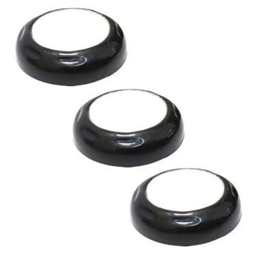 Imagem de Kit 03 Umedecedores Molha Dedos com Esponja 20mm Preto Cavia