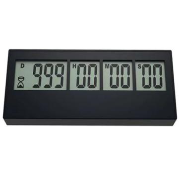Imagem de Cronômetro Digital de Contagem Regressiva: Grande Display, Até 999 Dias - Ideal para Eventos, Estudos e Cozinha