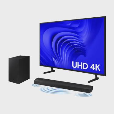 Imagem de Smart TV 55 uhd 4K 55DU7700 2024 + Soundbar HW-B550/ZD