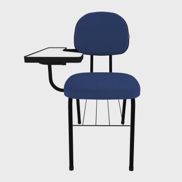 Imagem de Cadeira Universitária com Prancheta e Porta Livros Ecoflex
