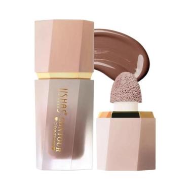 Imagem de Corretivo De Cabeça De Esponja De 3 Cores Base Hidratante De Longa Dur