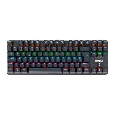Imagem de Teclado Mecânico Mancer Shade MK3 | Rainbow | Switch Huano Vermelho | Preto | MCR-SHM3-RBW01RD
