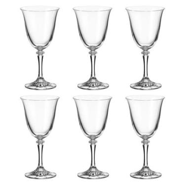 Imagem de Taça De Cristal Bohemia Para Vinho 290 ml Branta 6 Peças - Bohemia Cry