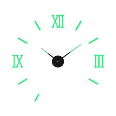 Imagem de Relógio de Parede Moderno 3D DIY - Quartzo, Acrílico e Espelho - Decor