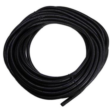 Imagem de Espaguete Tubo Conduite Corrugado Anti Chamas 4,5mm 20mts - DSCompany