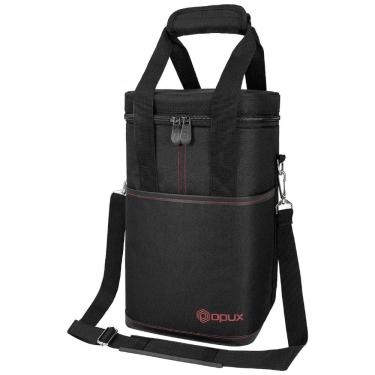 Imagem de Bolsa Térmica Para Transporte de Vinhos OPUX até 4 Garrafas, Preto