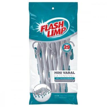 Imagem de Varal Mini C/29 Prend.Extens Flash 3802 - FLASH LIMP