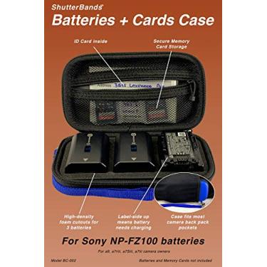 Imagem de Baterias + Cartas para bateria Sony NP-FZ100, Azul