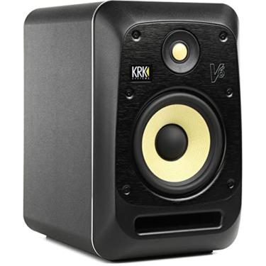 Imagem de KRK Monitor de referência de estúdio V6 Series 4 de 6 polegadas, alimentado por duas vias, preto